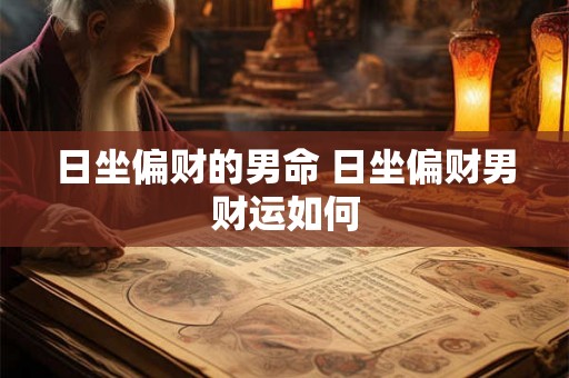 日坐偏财的男命 日坐偏财男财运如何