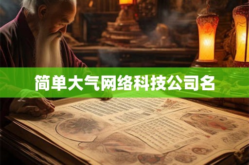 简单大气网络科技公司名 简单大气网络科技公司名