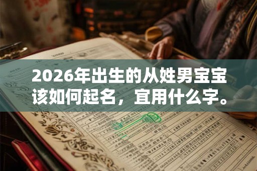 2026年出生的从姓男宝宝该如何起名,宜用什么字。 2026年出生的从姓男宝宝该如何起名,宜用什么字。