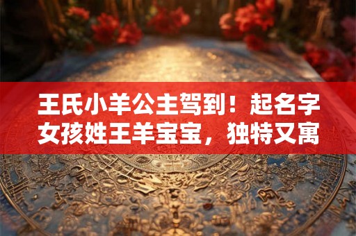 王氏小羊公主驾到！起名字女孩姓王羊宝宝，独特又寓意深远