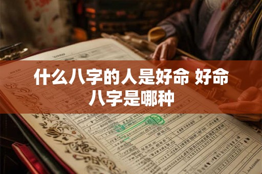 什么八字的人是好命 好命八字是哪种 什么八字的人是好命 好命八字是哪种