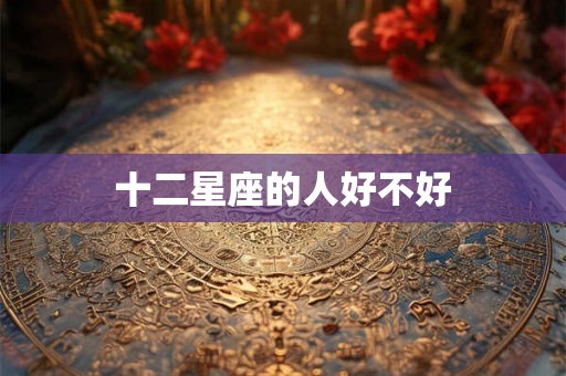 十二星座的人好不好