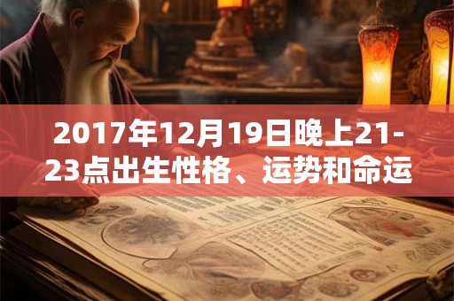 2017年12月19日晚上21-23点出生性格、运势和命运 2017年12月19日晚上21-23点出生性格、运势和命运