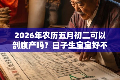 2026年农历五月初二可以剖腹产吗?日子生宝宝好不好? 2026年农历五月初二可以剖腹产吗?日子生宝宝好不好?