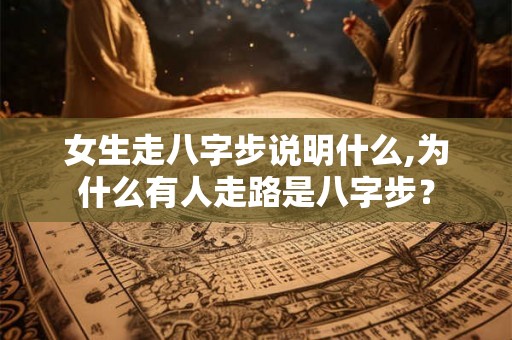 女生走八字步说明什么,为什么有人走路是八字步？