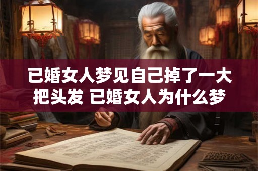 已婚女人梦见自己掉了一大把头发 已婚女人为什么梦见掉头发 已婚女人梦见自己掉了一大把头发 已婚女人为什么梦见掉头发