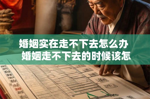 婚姻实在走不下去怎么办 婚姻走不下去的时候该怎么办 婚姻实在走不下去怎么办 婚姻走不下去的时候该怎么办