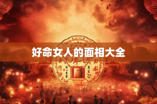 好命女人的面相大全 好命女人的面相大全