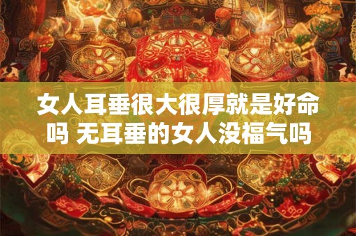 女人耳垂很大很厚就是好命吗 无耳垂的女人没福气吗 女人耳垂很大很厚就是好命吗 无耳垂的女人没福气吗