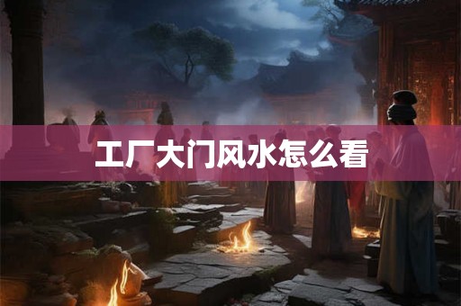 工厂大门风水怎么看