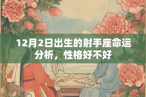 12月2日出生的射手座命运分析,性格好不好 12月2日出生的射手座命运分析,性格好不好