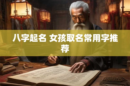 八字起名 女孩取名常用字推荐