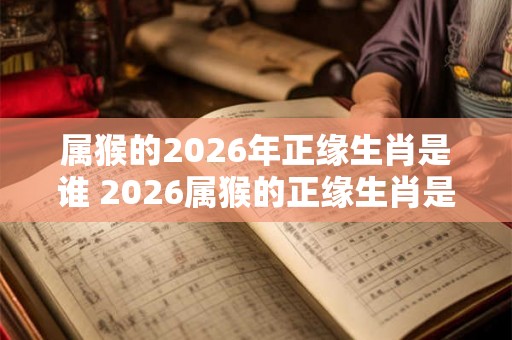 属猴的2026年正缘生肖是谁 2026属猴的正缘生肖是谁