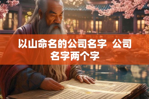 以山命名的公司名字  公司名字两个字