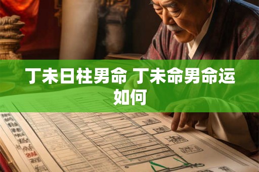 丁未日柱男命 丁未命男命运如何 丁未日柱男命 丁未命男命运如何