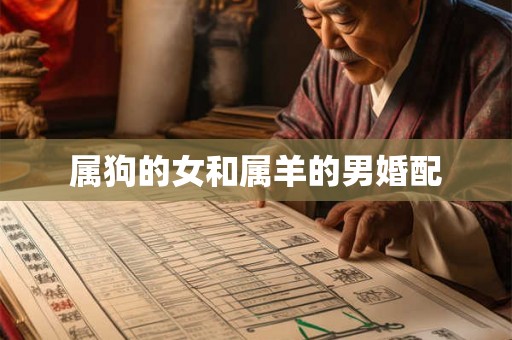 属狗的女和属羊的男婚配 属狗的女和属羊的男婚配
