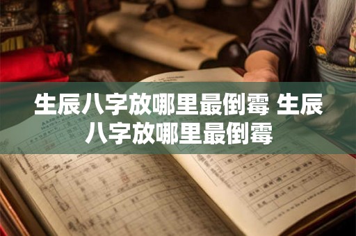 生辰八字放哪里最倒霉 生辰八字放哪里最倒霉 生辰八字放哪里最倒霉 生辰八字放哪里最倒霉