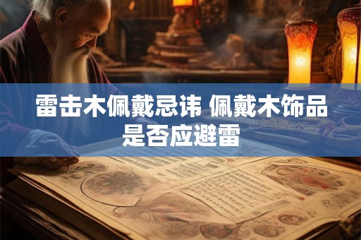 雷击木佩戴忌讳 佩戴木饰品是否应避雷