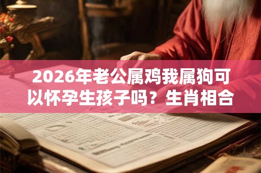 2026年老公属鸡我属狗可以怀孕生孩子吗？生肖相合吗？