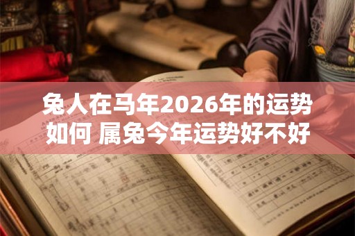兔人在马年2026年的运势如何 属兔今年运势好不好