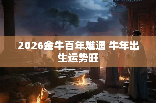 2026金牛百年难遇 牛年出生运势旺