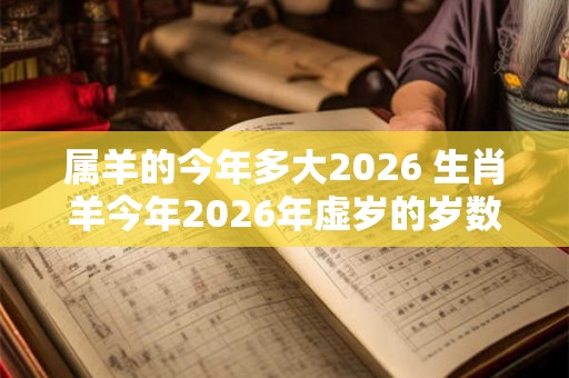 属羊的今年多大2026 生肖羊今年2026年虚岁的岁数