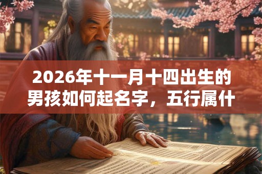 2026年十一月十四出生的男孩如何起名字,五行属什么 2026年十一月十四出生的男孩如何起名字,五行属什么