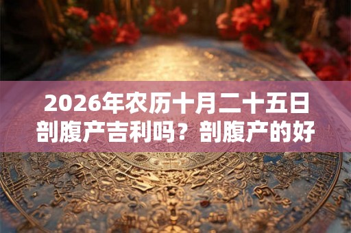 2026年农历十月二十五日剖腹产吉利吗?剖腹产的好处有哪些? 2026年农历十月二十五日剖腹产吉利吗?剖腹产的好处有哪些?