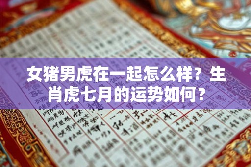 女猪男虎在一起怎么样?生肖虎七月的运势如何? 女猪男虎在一起怎么样?生肖虎七月的运势如何?