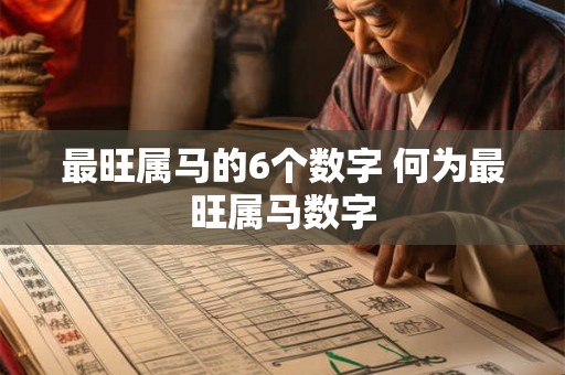 最旺属马的6个数字 何为最旺属马数字 最旺属马的6个数字 何为最旺属马数字