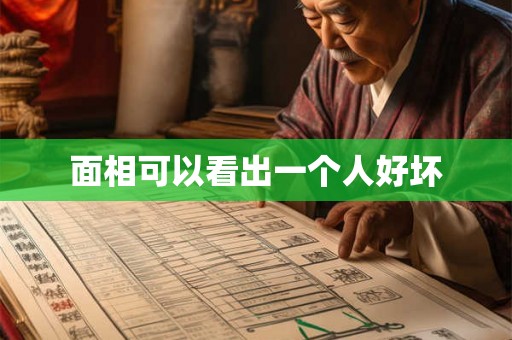 面相可以看出一个人好坏 面相可以看出一个人好坏