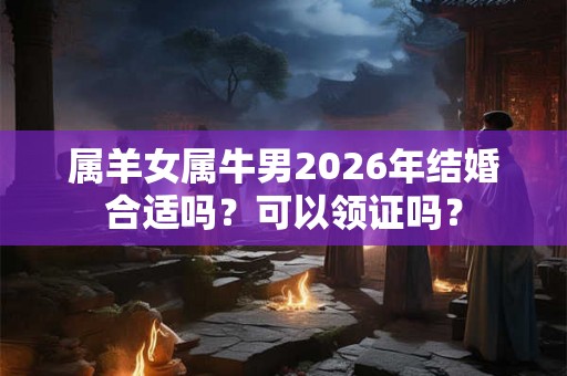 属羊女属牛男2026年结婚合适吗?可以领证吗? 属羊女属牛男2026年结婚合适吗?可以领证吗?