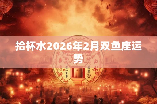 拾杯水2026年2月双鱼座运势