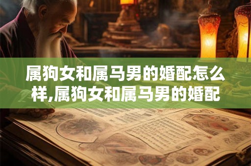 属狗女和属马男的婚配怎么样,属狗女和属马男的婚配如何？