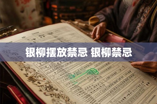 银柳摆放禁忌 银柳禁忌