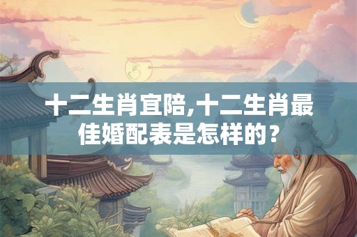 十二生肖宜陪,十二生肖最佳婚配表是怎样的？