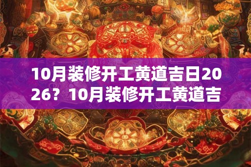 10月装修开工黄道吉日2026?10月装修开工黄道吉日2026 10月装修开工黄道吉日2026?10月装修开工黄道吉日2026