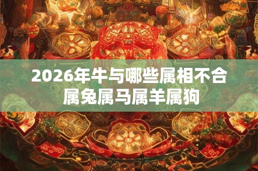 2026年牛与哪些属相不合 属兔属马属羊属狗