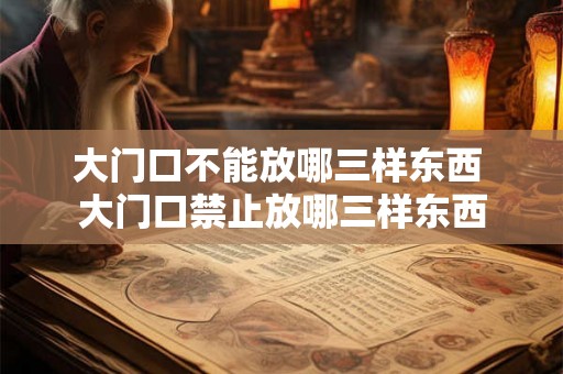 大门口不能放哪三样东西 大门口禁止放哪三样东西 大门口不能放哪三样东西 大门口禁止放哪三样东西