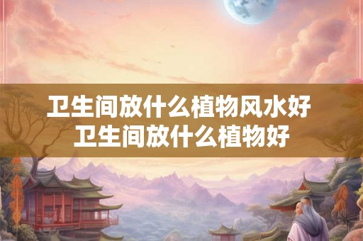 卫生间放什么植物风水好 卫生间放什么植物好