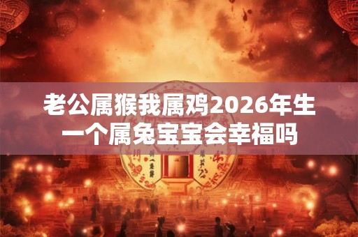 老公属猴我属鸡2026年生一个属兔宝宝会幸福吗
