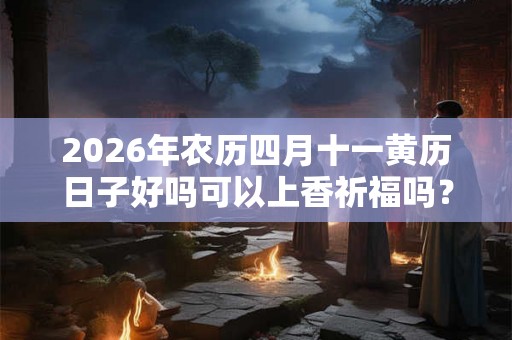 2026年农历四月十一黄历日子好吗可以上香祈福吗? 2026年农历四月十一黄历日子好吗可以上香祈福吗?
