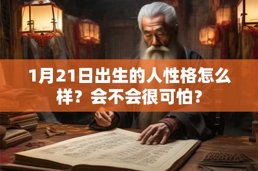 1月21日出生的人性格怎么样？会不会很可怕？
