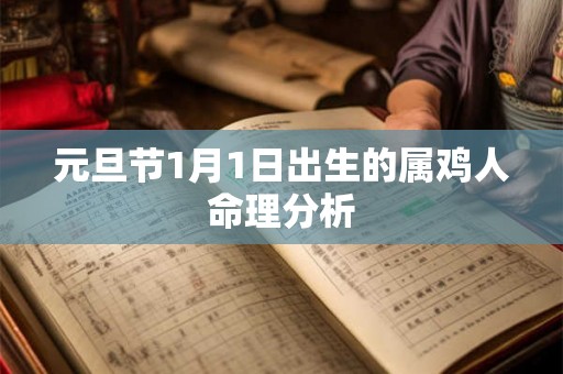 元旦节1月1日出生的属鸡人命理分析 元旦节1月1日出生的属鸡人命理分析