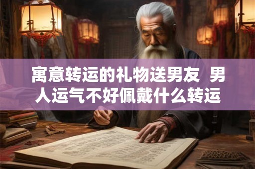 寓意转运的礼物送男友  男人运气不好佩戴什么转运