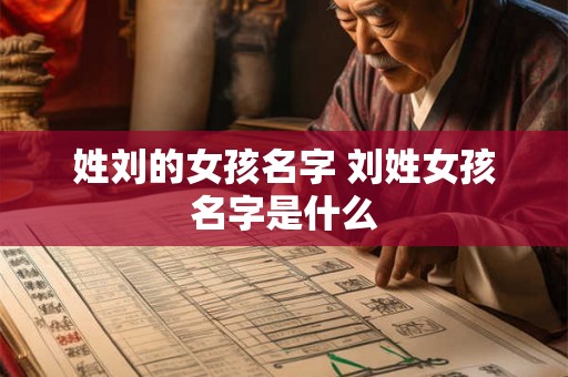 姓刘的女孩名字 刘姓女孩名字是什么