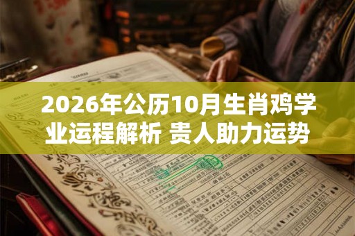 2026年公历10月生肖鸡学业运程解析 贵人助力运势顺畅