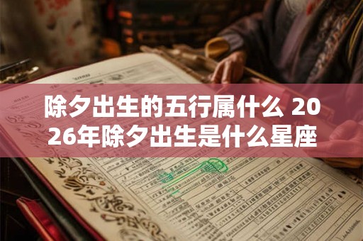 除夕出生的五行属什么 2026年除夕出生是什么星座