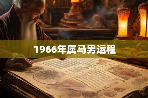 1966年属马男运程