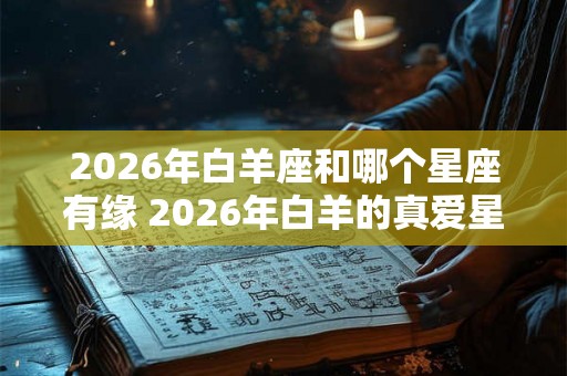 2026年白羊座和哪个星座有缘 2026年白羊的真爱星座 2026年白羊座和哪个星座有缘 2026年白羊的真爱星座